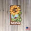 Support mural tournesol