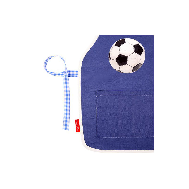 Football Childrens Apron, Navy, 2-5 Years