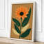 Modern Daisy Botanical - Wrapped Canvas-131764190-131764189