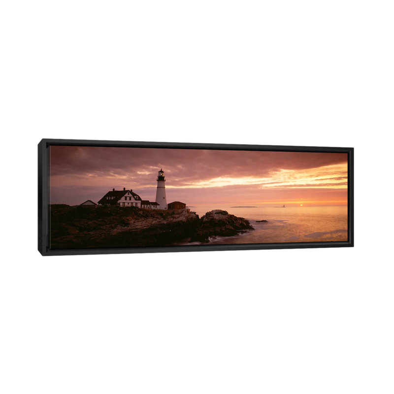 «Portland Head Lighthouse Cape Elizabeth, Maine», reproduction de photo sur toile, H 20 po x l 60 po x P 1,5 po, Toile tendue