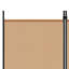 Paravent 5 panneaux vidaXL noir 98,4 po x 86,6 po-88446022-88446024-94826620