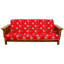 Housse pour futon Ohio State Buckeyes - pleine grandeur pour tapis de 6 et 8 pouces