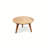 Fjord 23.6"W Solid Oak Modern Round Coffee Table-786520226-786520284-779171359