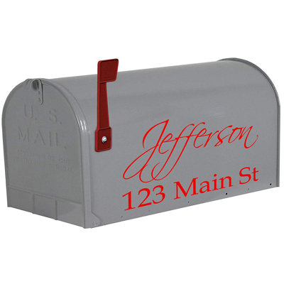 Housse de boîte aux lettres personnalisée autocollant