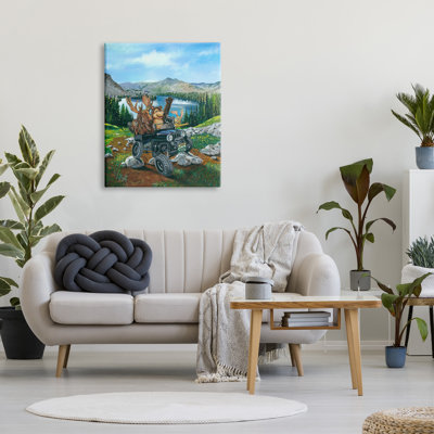 Conception d'art sur toile Stupell Industries par Wood West