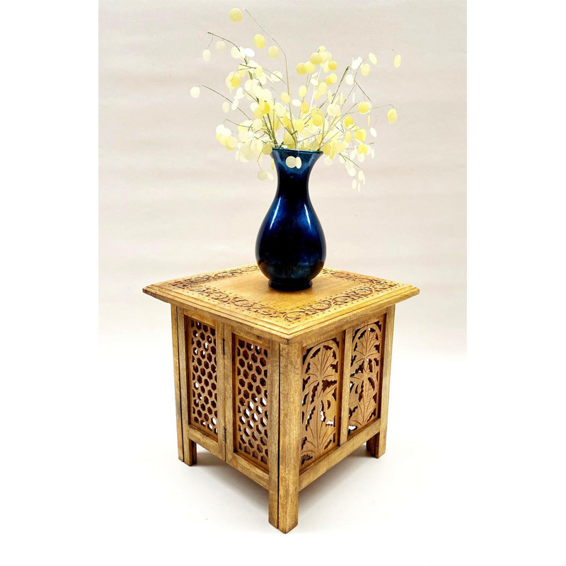 Abbey End Table, Mahogany, 56cm H x 54cm W x 54cm D