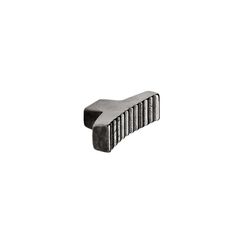 Ted Boerner Bronze Bar Knob, White Bronze Medium