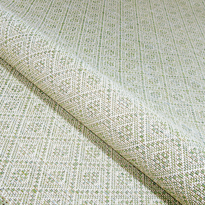 Vacaville Geometric Sand Sea Mist Green Indoor Outdoor Area Rug, Runner 2'3" x 11'9"