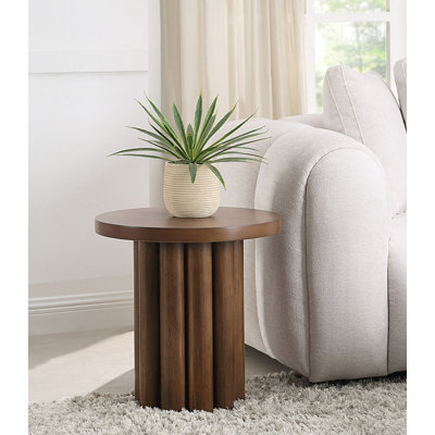 Loanna Wooden Color Finish End Table