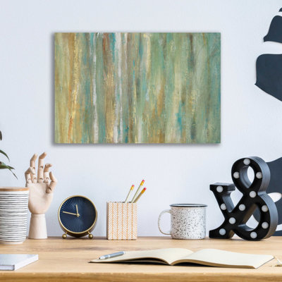 «Vertical Flow II» par Tim O'Toole, art mural en verre acrylique