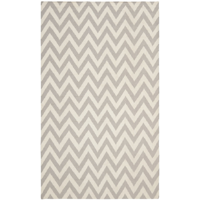 Mars Chevron Wool Hand Woven Area Rug, Rectangle 183 x 274 cm
