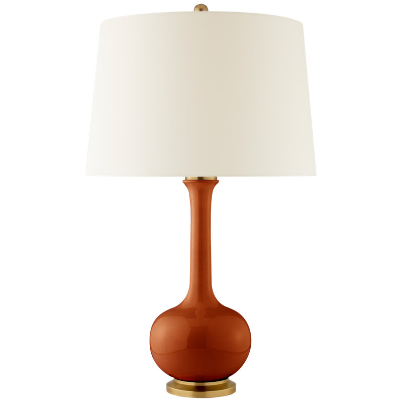 Coy Table Lamp, Cinnabar