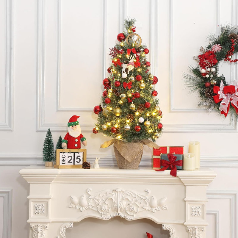 Arbre de Noël, arbre de Noël artificiel avec 8 modes de base inclus, décoration de Noël pour la maison