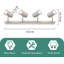 Ceiling spotlight living room ceiling light - ceiling lamp GU10 nickel metal hallway lamp modern ceiling spot swiveling 330° kitchen lamp for living room kitchen bedroom no light source-930623388