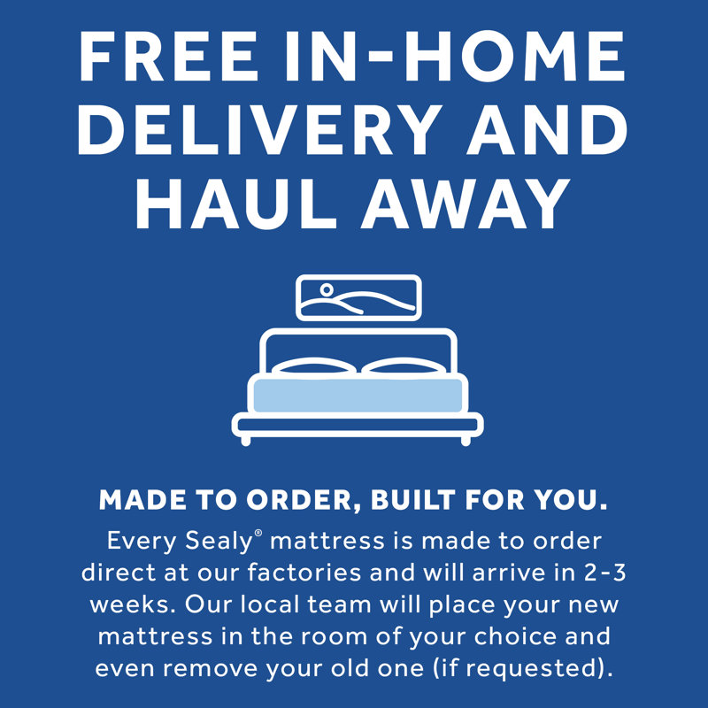 Sealy PosturePedic 12'' Medium Hybrid Queen Adjustable Mattress