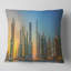 Oreiller de cityscape business bay et du centre-ville dubai-573293099