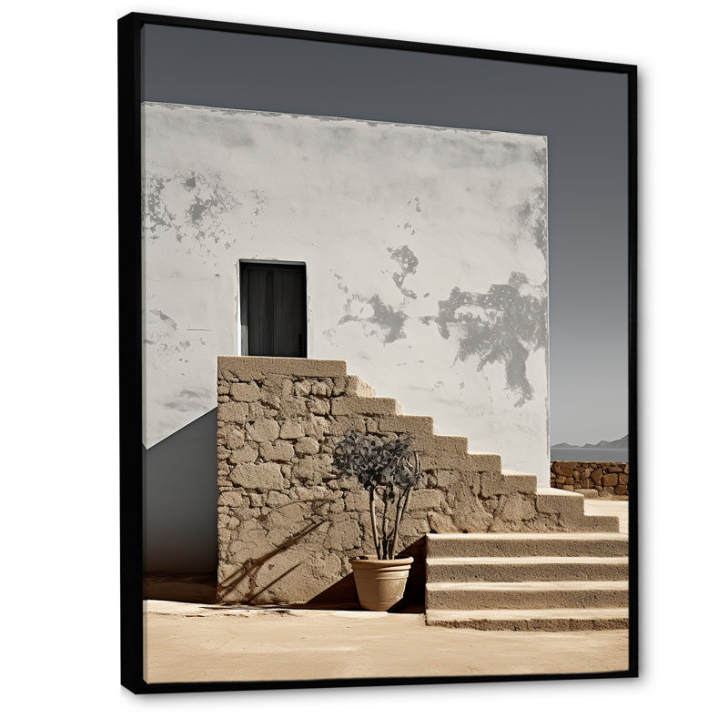 Monuments, minimalisme, photographie de paysage III, Cadre flottant noir, H 20 po x l 12 po x P 1 po