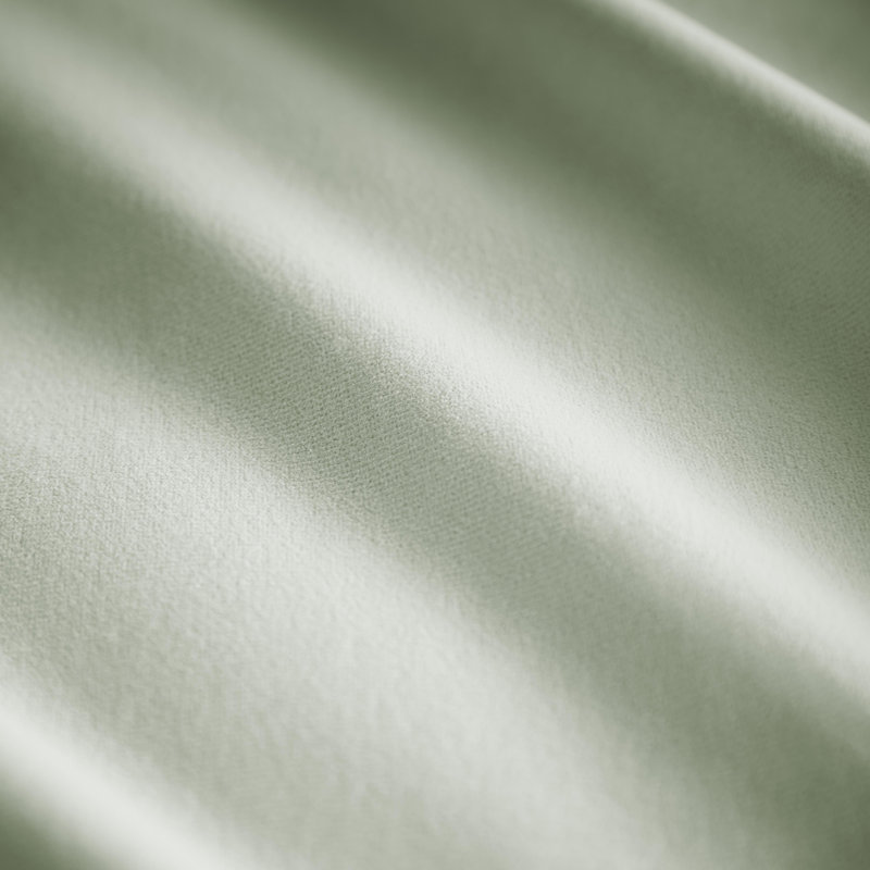 Tate Polyester Solid Colour Duvet Cover Set with Pillowcases Included, King Duvet Cover + 2 Standard Pillowcases, Green