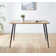 Cullompton Rectangular Dining Table (TAB902, 120X70cm) With Light Oak Effect Top And Black Legs