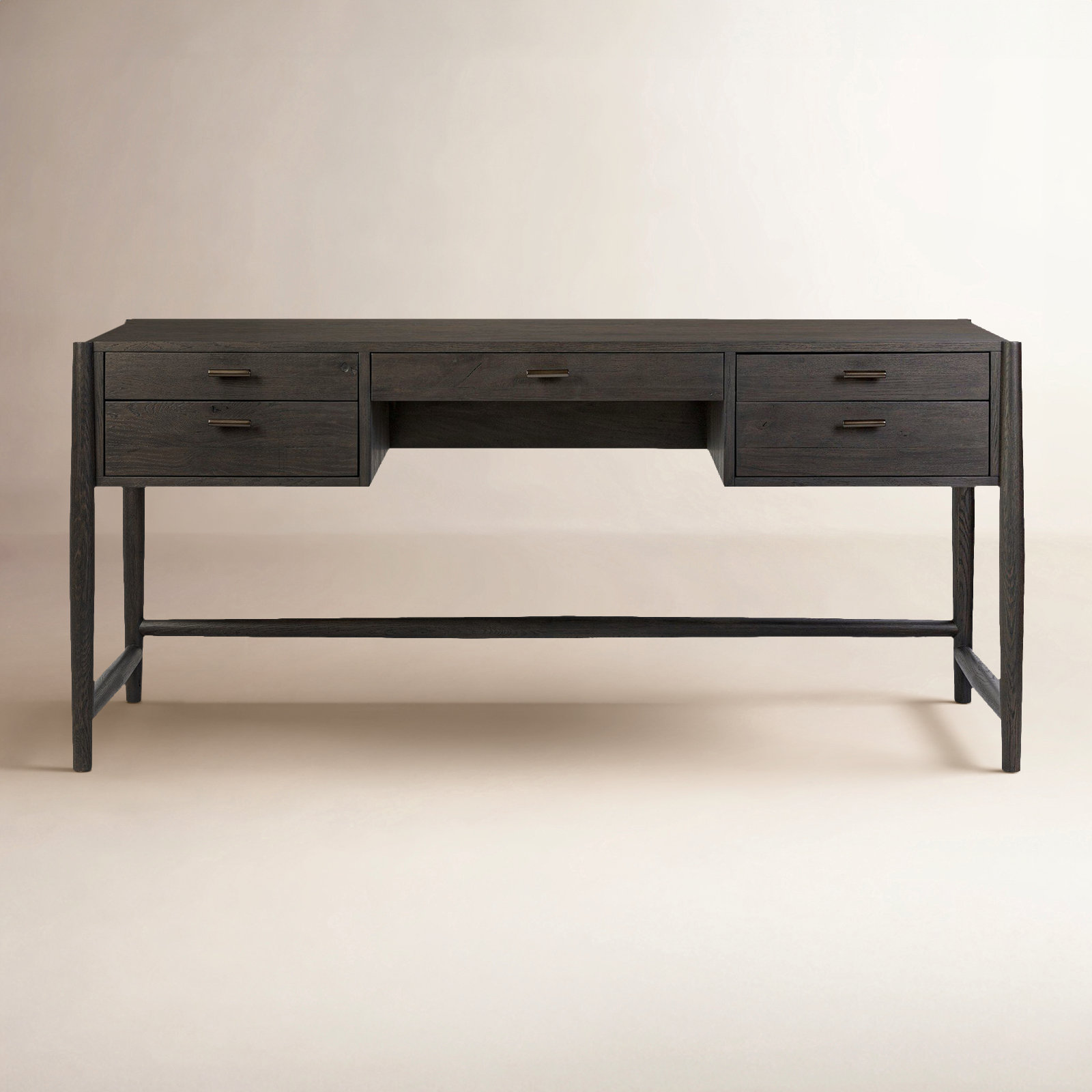 Cayenne Writing Desk, Smoked Black Oak