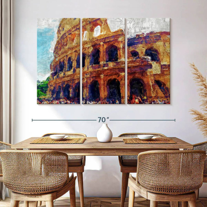 Rorry Rome Colosseum, 42" H x 65" W