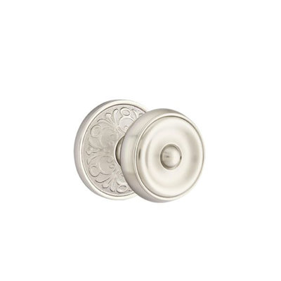 Privacy Waverly Knob with Lancaster Rose