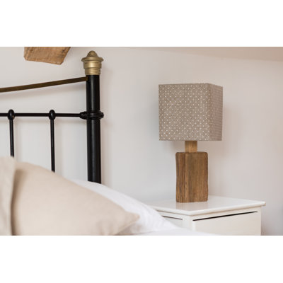 Child Solid Wood Bedside Table Lamp