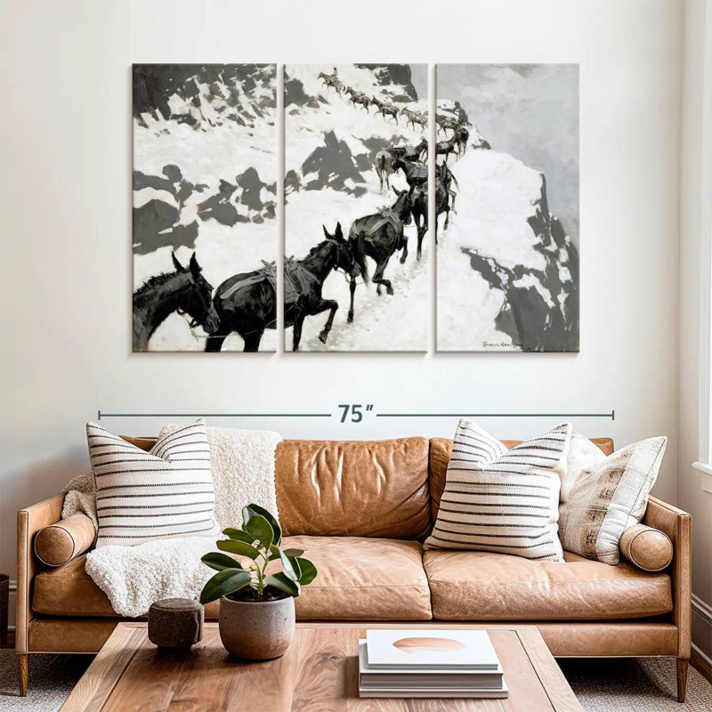 The Mule Pack, 42" H x 65" W