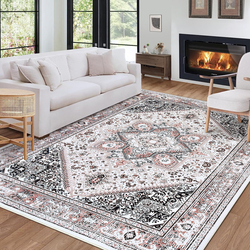 Area Rug, Rectangle 200 x 290 cm, Pink
