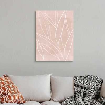 Mauve magique II, art mural sur toile