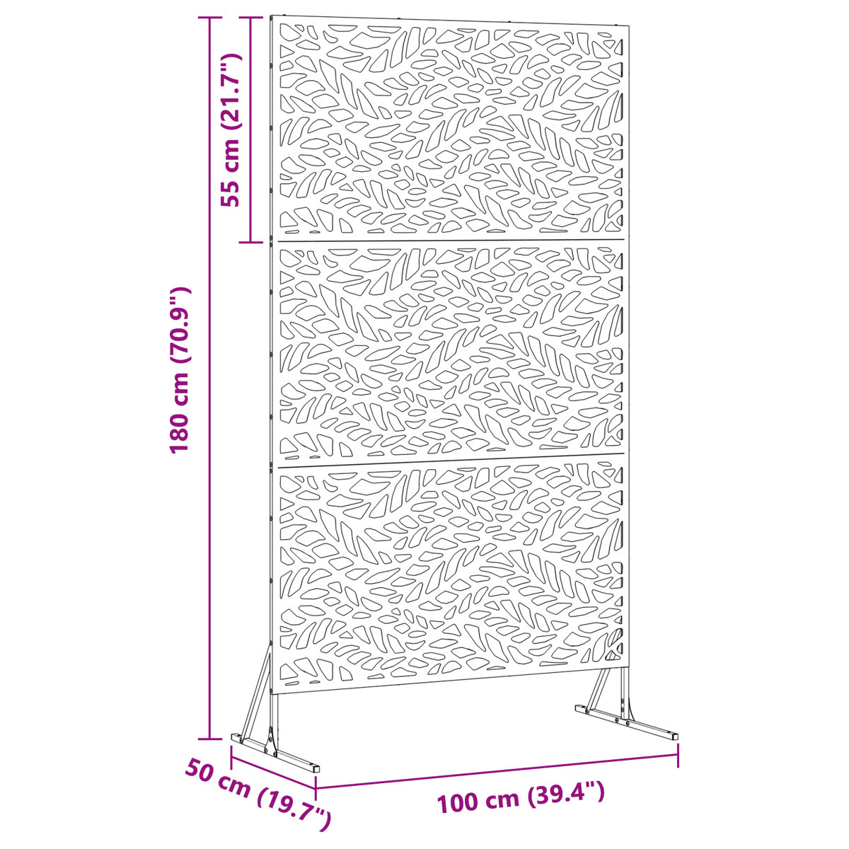 Brayden Studio Fence Panel Large Decorative Inlays | Wayfair.co.uk