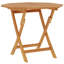 Curson Octagonal Teak Solid Wood Outdoor with Umbrella Hole Bistro Table - 85 cm W 85 cm D