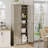 Modern Tall Pantry Cabinet with Adjustable Shelves, Freestanding Storage Organiser for Kitchen Living Room Bathroom Bedroom, Multi-Functional Cupboard with Water-Resistant Finish