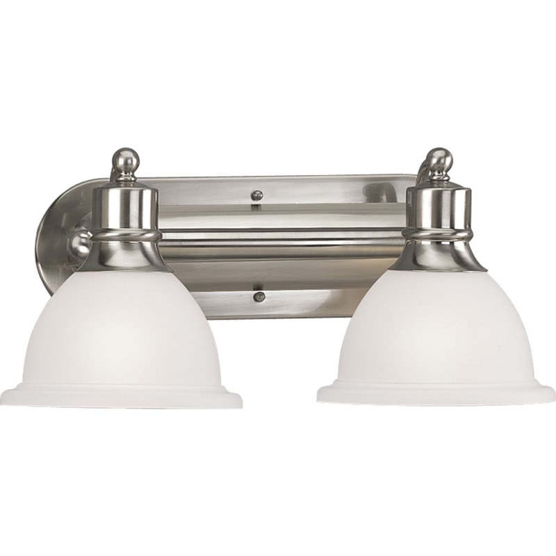 Éclairage pour meuble-lavabo Vangorder, Nickel brossé