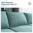 Tremee U shaped Upholstered Modular Sectional Storage Sofa Couch-70975220