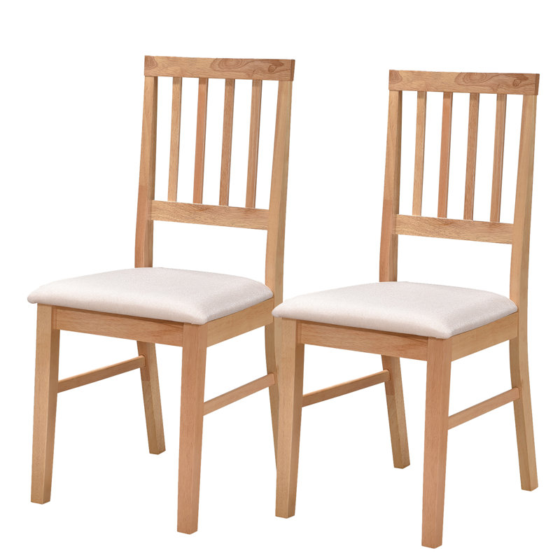Chaise d'appoint en tissu, Chêne naturel
