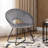 Vanezza 28.35" Wide Modern Faux Suede Accent Chair with Metal Legs-1958465985-1958466010