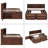 Ceyla Bookcase Bed