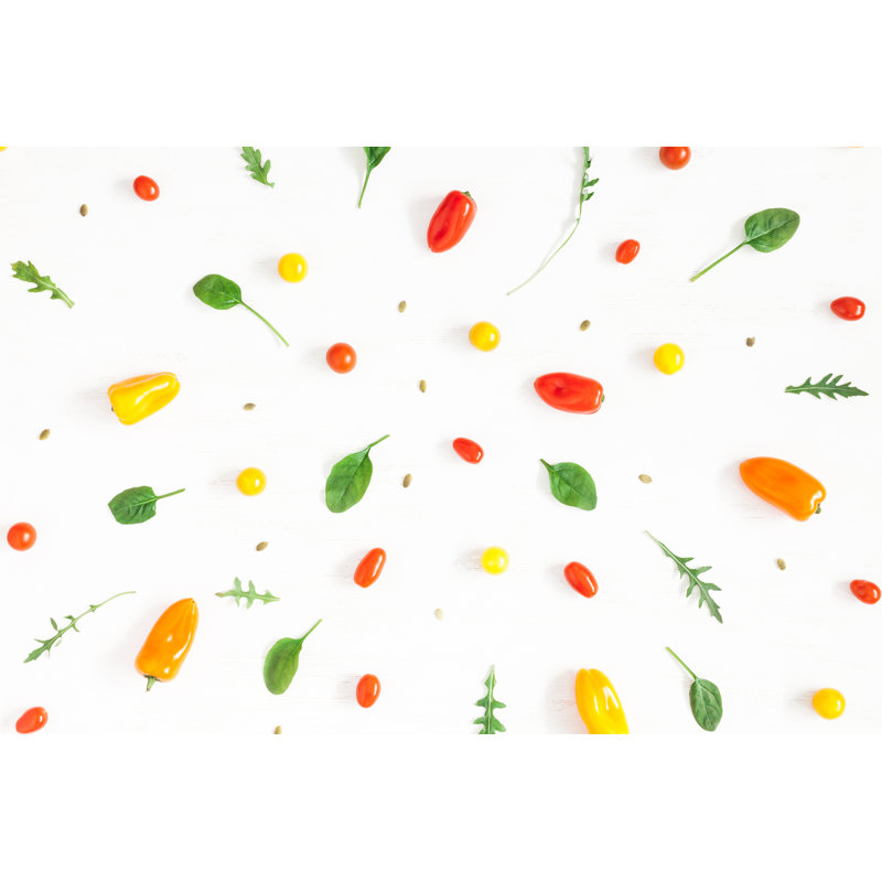 Fresh Vegetables - Wrapped Canvas Print, 20cm H x 30cm W