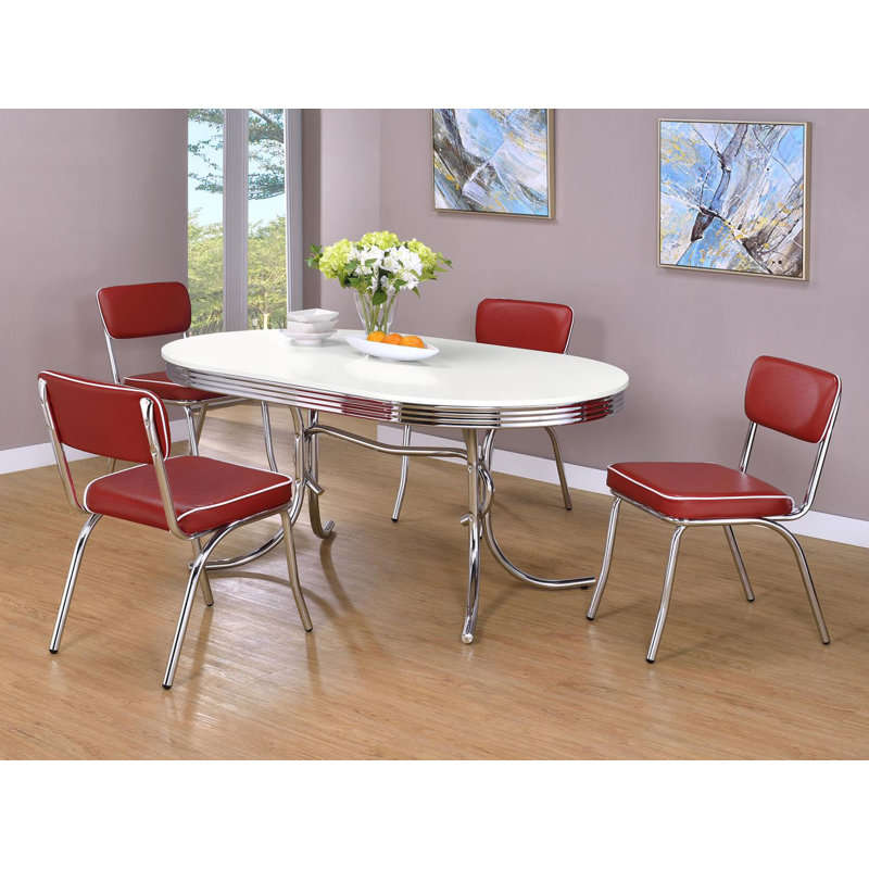 Ensemble repas pour 4 personnes Kika, Rouge