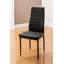Noir en verre contemporary 7 pièces rectangulaire Dining Table Set