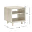 Table d'appoint moderne Lux en bois avec tablette, table de chevet, beige-420825495