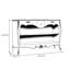 Commode décorative américaine simple