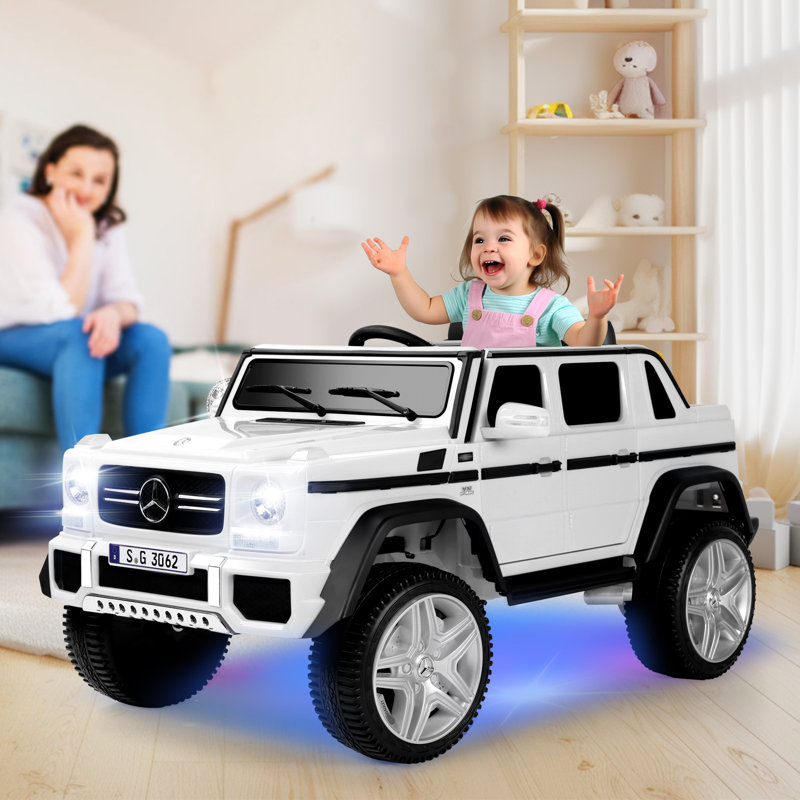 12v7ah alimenté par batterie avec un siège d'unité centrale, camion-jouet électrique sous licence G-550, Blanc