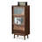 Nut-brown Solid Wood + Glass Display Cases