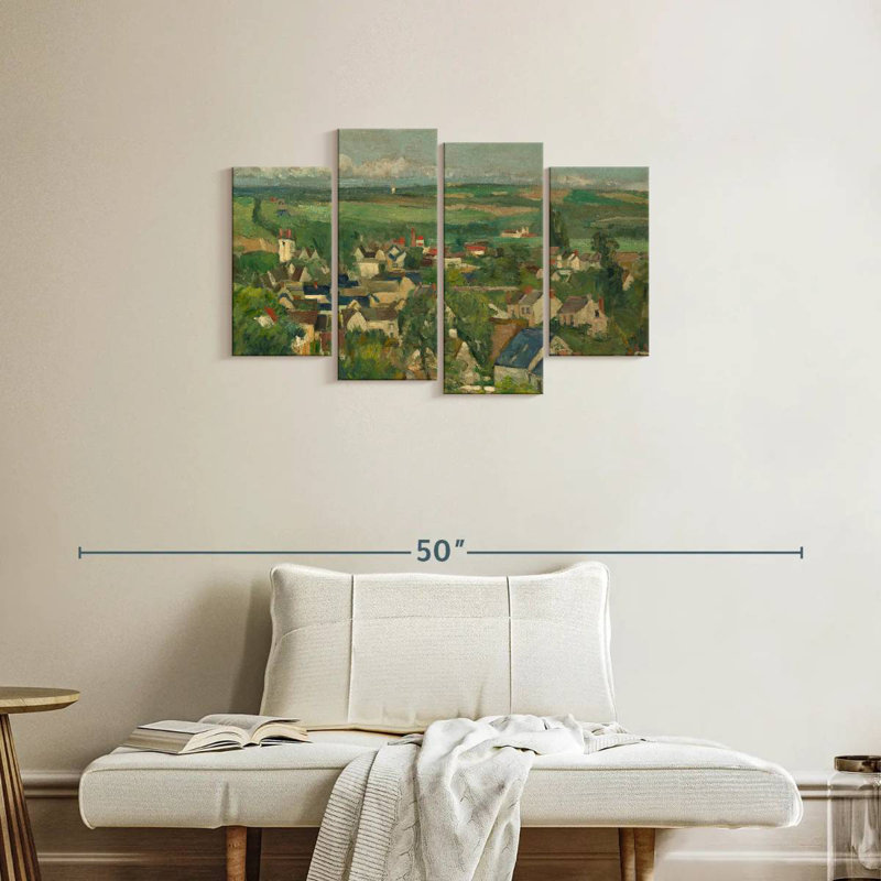 Vue panoramique d'Alvord Auvers, H 22 po x l 36 po