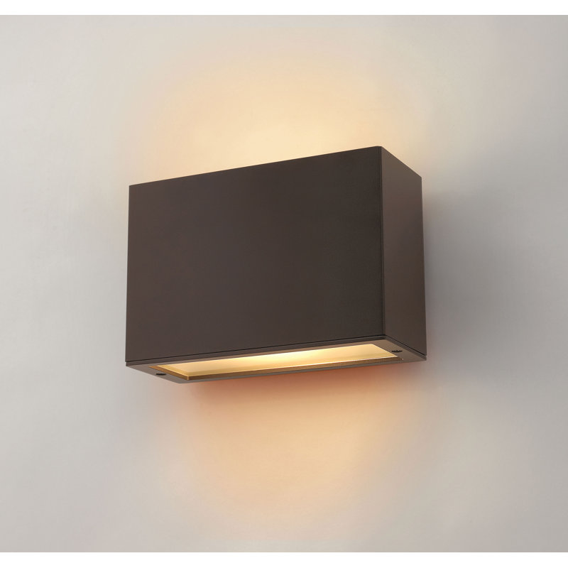Atlantis 2-Light Outdoor Flush Mount, Bronze