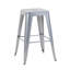 Tabouret à hauteur de comptoir 30 po, ensemble de 4 tabourets de bar en métal sans dossier, non empilable, amovible et facile à assembler, permettant d'économiser de l'espace pour un îlot de cuisine / bar / café / salle à manger-591688211-591688220-591688221