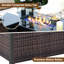 Table de foyer d'extérieur avec couvercle H 25 po x l 43 po Dalisa