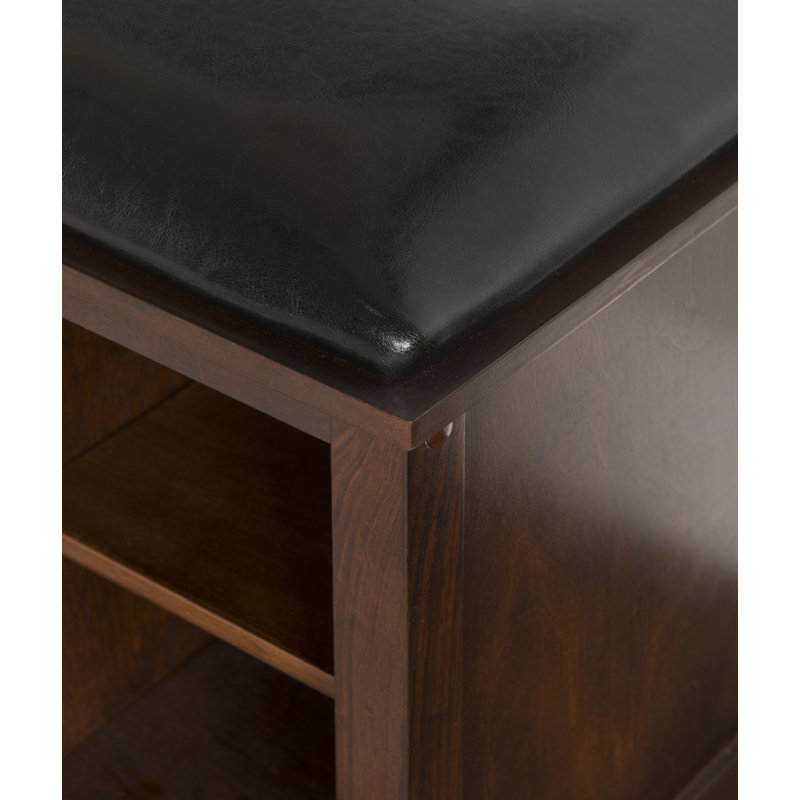 Benton Polyurethane Upholstered Storage Bench